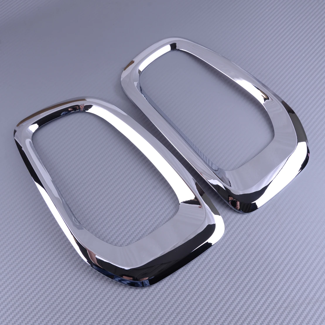 

beler Car Styling Accessories Chrome ABS Car Front Fog Light Lamp Frame Cover Trim Fit For Jeep Renegade 2015 2016 2017 2018