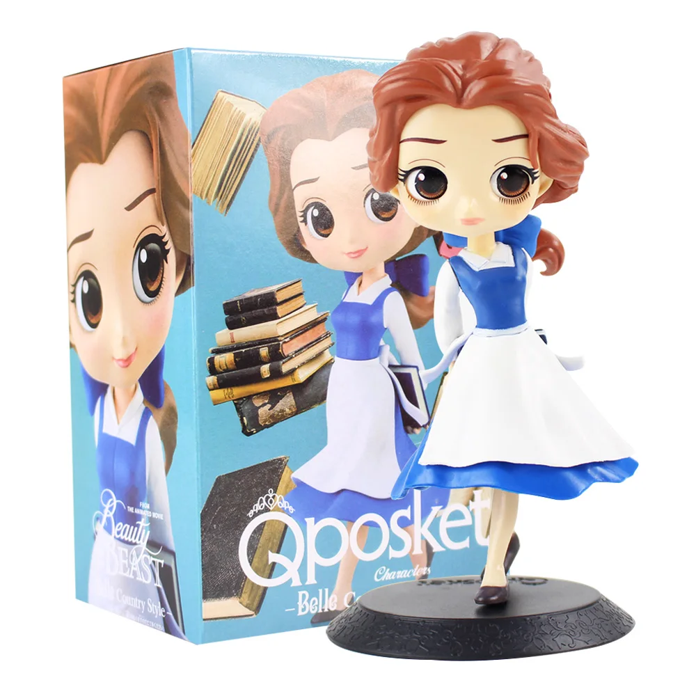 

Q Posket Dolls Princess Belle Country Style PVC Figure Collectible Qposket Figurine Toy