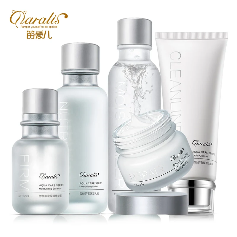 

Facial Skin Care Set Moisturizing Cosmetic Series Deep Cleaning Face Cleanser Emulsion Nourish Toner Lotion Essence Cream Liquid