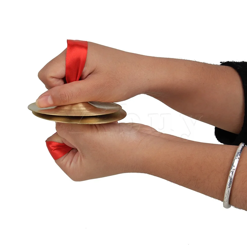 Yibuy Orff Instruments Copper Cymbals Child Musical Instrument Toy 9cm Diameter Gong Yibuy Orff Instruments Copper Cymbals Child Musical Instrument Toy 9cm Diameter Gong