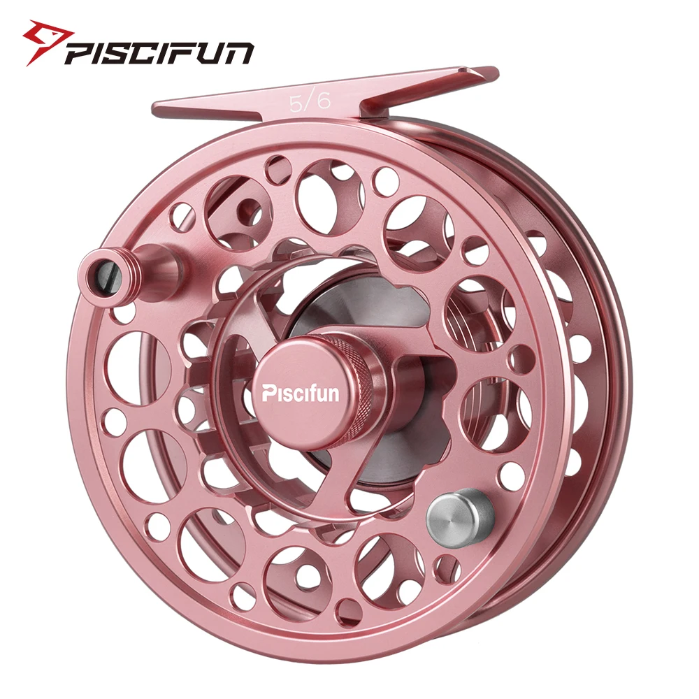 Катушка для ловли нахлыстом Piscifun Sword Pink 3/4 5/6 7/8 WT|fly reel|fly reel 3/4fishing wheel |