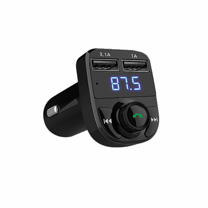

FM Transmitter Aux Modulator Bluetooth Handsfree Car Kit Car Audio MP3 Player with 3.1A Quick Charge Dual USB Car Charger