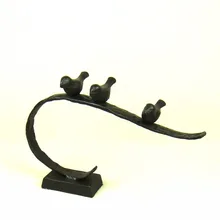 Современные Простые Мода чугун птица статуэтка ручной работы Аннотация животных модель украшения Книги по искусству и Ремесло Украшение Аксессуары