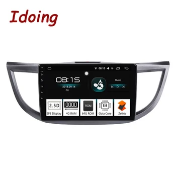 

Idoing 10.2"4G+64G 8 Core Car Android 8.0 Radio Multimedia Player For Honda CRV 2012-2015 GPS Navigation Glonass 2.5D IPS Screen