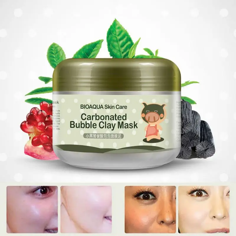 100g Carbonated Bubble Clay Mask Face Care Whitening Oxygen Mud ...