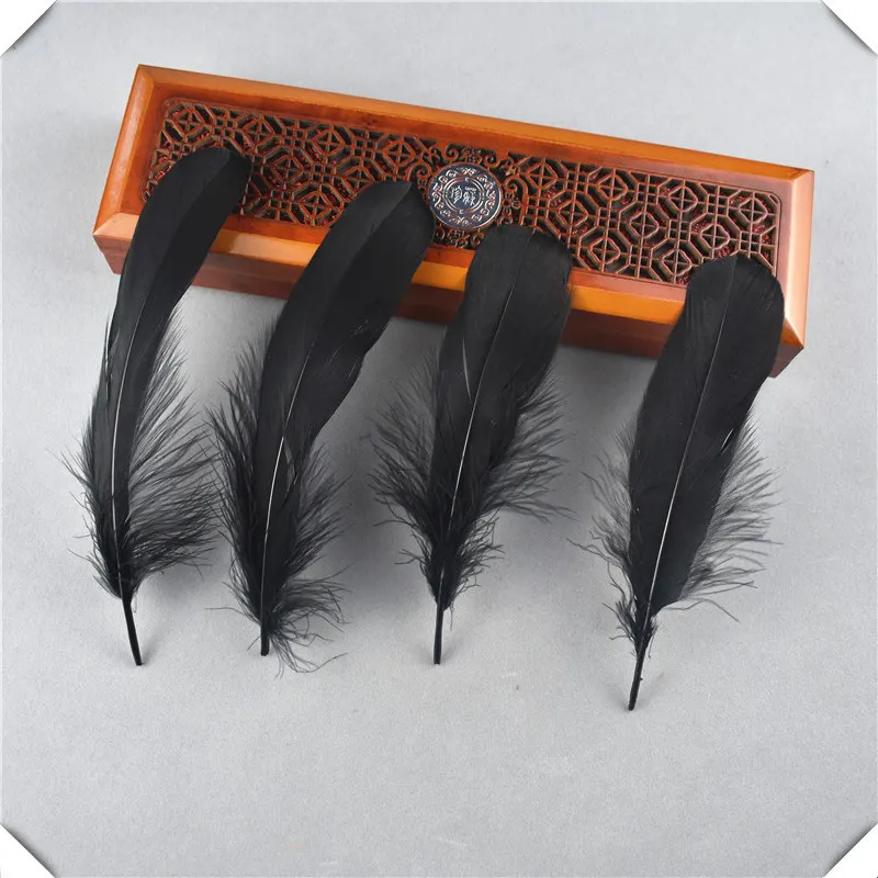 Горячая красный Гусь feather20-100pcs13-18CM DIY Перья для рукоделия и ювелирных изделий Аксессуары для одежды Свадебные украшения Шлейфы