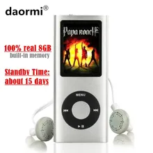 Высококачественный ЖК-дисплей 1,8 дюйма 8 Гб(Виртуальная 32 ГБ) спортивный MP3-плеер воспроизведение музыки 4-го поколения с fm-радио электронная книга HD видео MP4 плеер