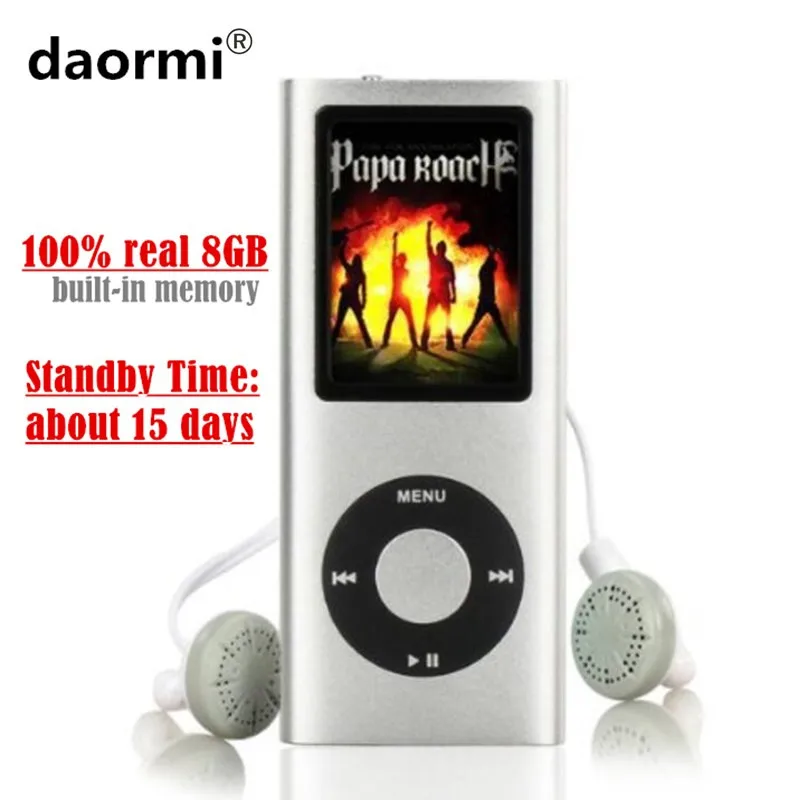 

High Quality LCD 1.8 inch 8GB (Virtual 32GB) Sport MP3 Player Music Playing 4th gen with FM Radio E-book HD Video MP4 Player