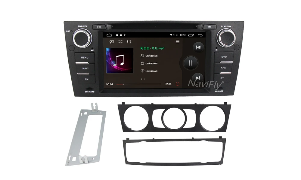 Clearance NaviFly pure Android 7.1 Quad Core Car DVD Player GPS Navi for E90 E91 E92 E93 Audio Radio Stereo Head Unit Free Canbus 20