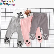 Хлопковые леггинсы с когтями для малышей; сезон весна-осень; колготки для малышей; леггинсы для маленьких мальчиков и девочек; детские штаны; детские брюки