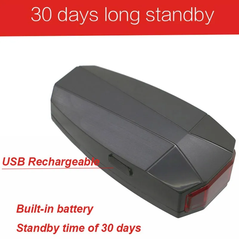 Wireless Electric Cycling Bell light Bicycle Alarm Light Cycling Taillight horn LED Anti-theft Remote bike Accessories