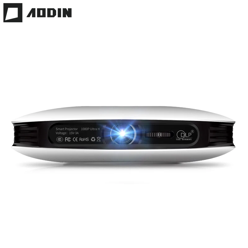 AODIN M18 LED Mini Projector DLP 3D Pocket projector Android HDMI 1G+16G home theater projector HD 1080P 4K portable projector