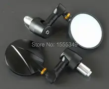 7/8″ Handle Bar End Mirrors For Yamaha Suzuki Ducati Kawasaki BMW Buell KTM Dual Sport Dirt Bikes ATV Street Standard Naked Bike