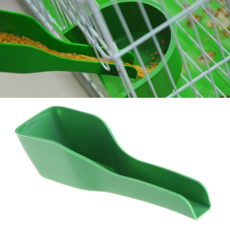 

3 Pcs Parrot bird Spoon Bird Feeders Add Food Feeding Tableware Birds appliances Pigeon Poultry Chicken Birdcage accessories