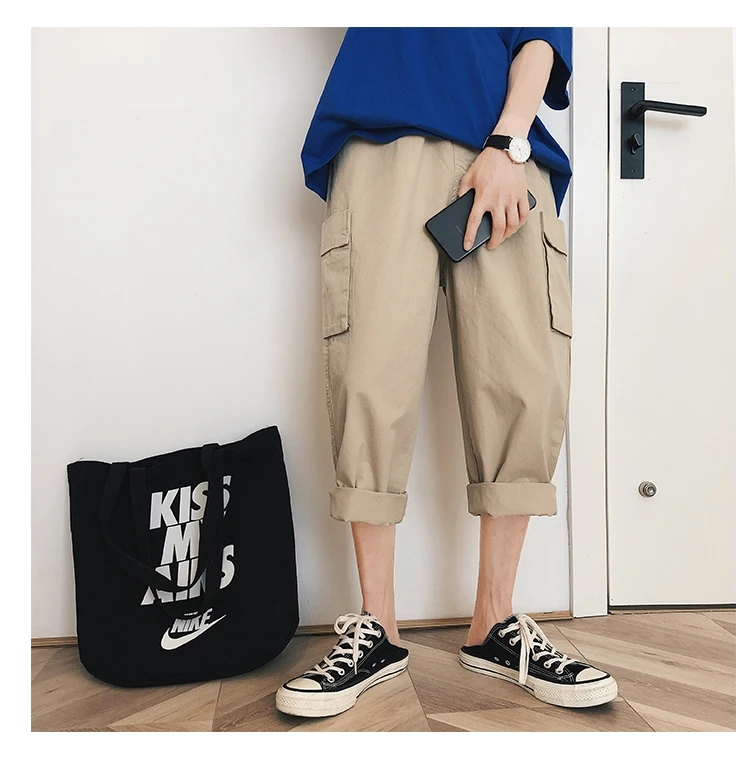 Брюки мужские корейское издание Мода Семь Отдел работы брюки Лето 2019 новый мужской досуг брюки красивый 2019