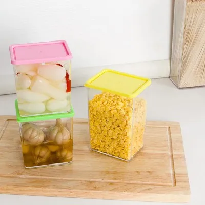 

Grain storage tank kitchen cover plastic sealed cans containing food fresh-keeping box 1640ml 10.3*8*27.7cm free shipping