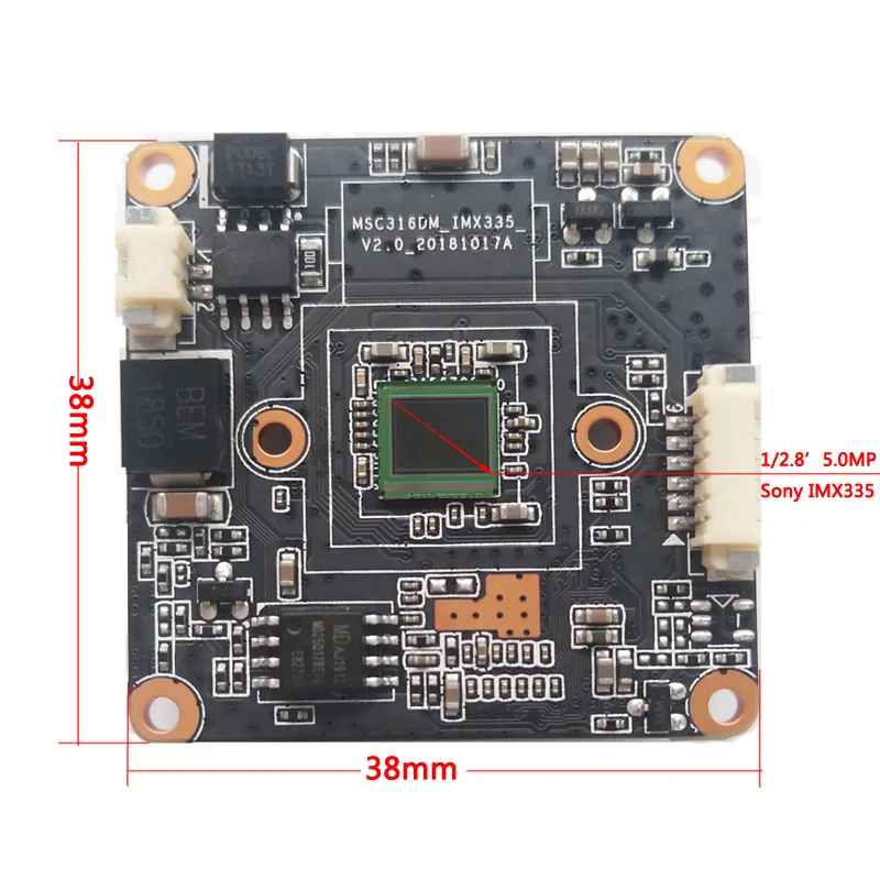 5mp câmera ip módulo imx335 sony starvis mstar placa da câmera