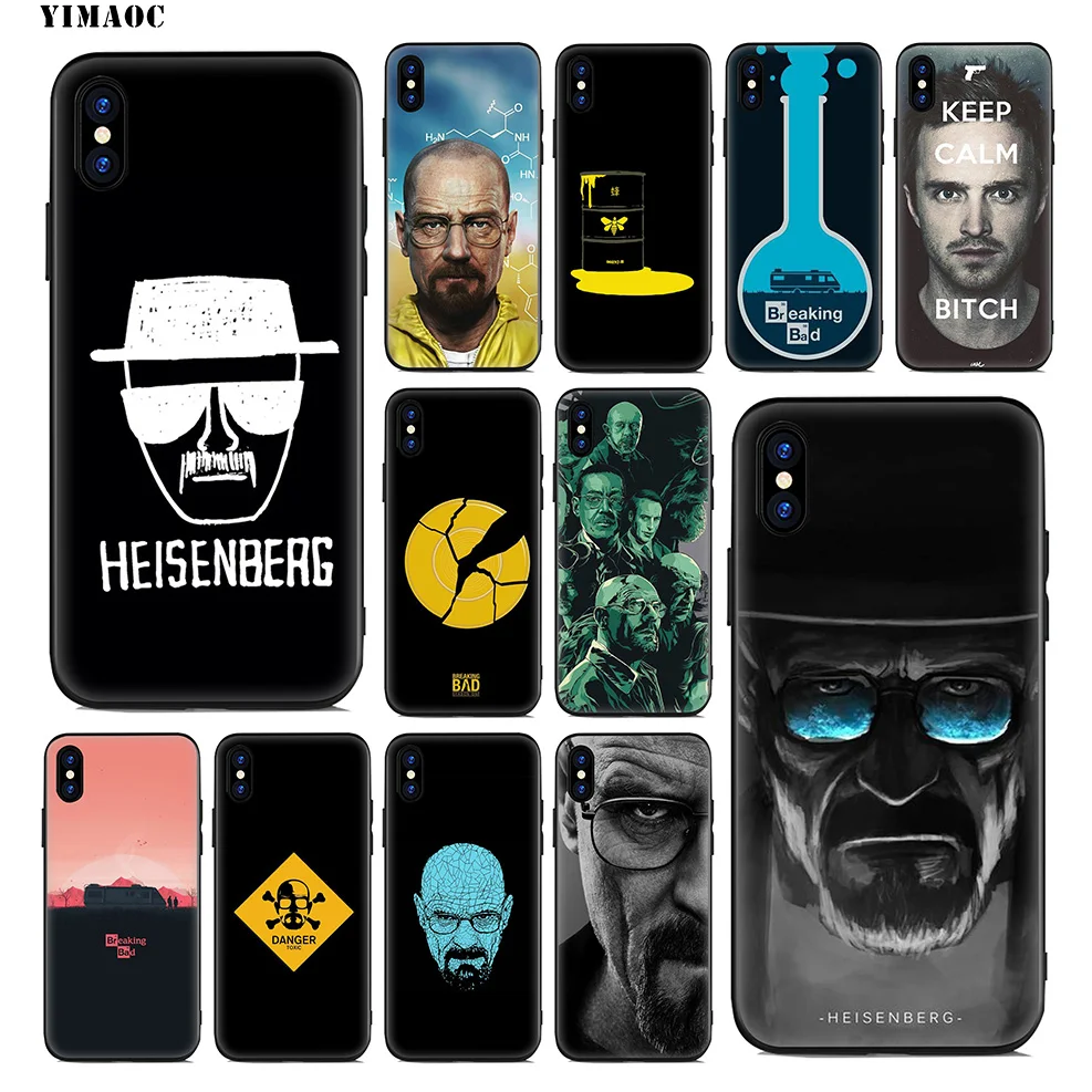 YIMAOC Breaking Bad Soft Silicone Case for iPhone 11 Pro Xr Xs Max X or 10 8 7 6 6S Plus 5 5S SE Cover |