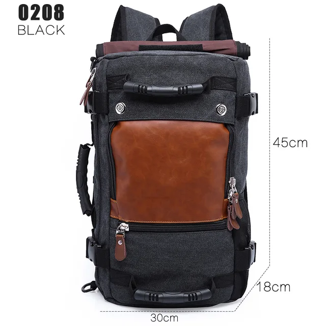 KAKA 50L Waterproof Travel Backpack Men Women Multifunction 17.3 Laptop