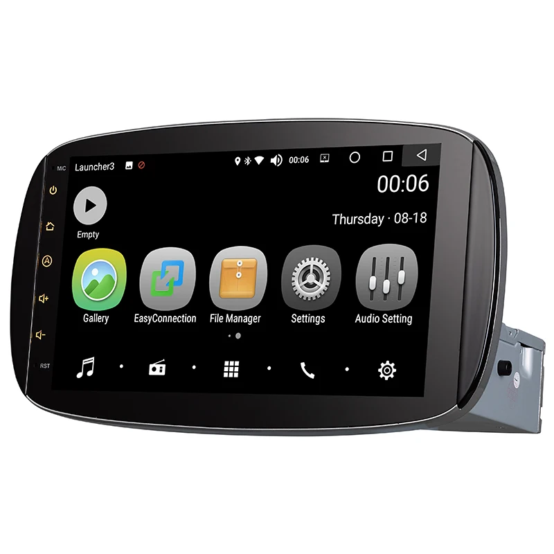 Discount Android 8.0 9 inch Car DVD Player Stereo Radio GPS Navigation Bluetooth 4GB/32GB Auto Radio for Mercedes-Benz Smart 2