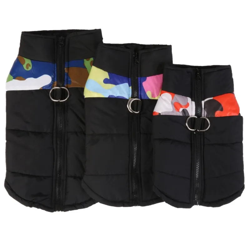 

Dog Clothes For Large Big Dog Winter Coat Jacket Dogs Vest Pet Clothing Winterproof XXL-7XL Pink Blue roupa cachorro For Puppy