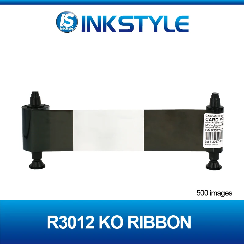 5 шт/лот Generic Evolis R3012 KO Ribbon 500 печать используется в Pebble Dualys секьюрум карточный принтер