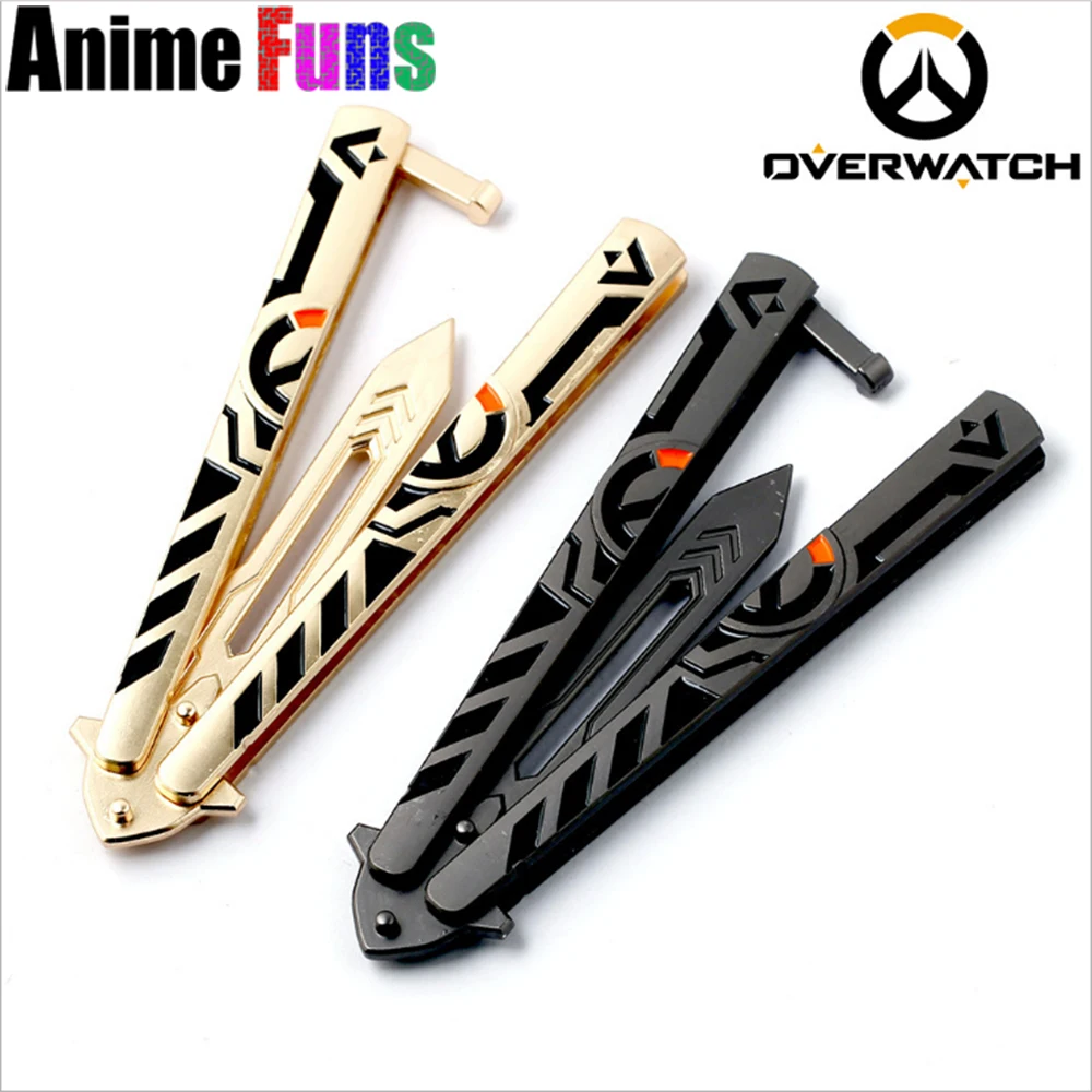 

21cm Game Key Ring Tracer Reaper Weapon Model Sword Charm Keychain Pendant Key Chain Keyring for man