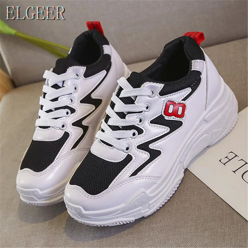 

New hot women's Sneakers Platform shoes2018 spring and summer wild casual shoes mesh breathable women's Sneakers Platform shoes