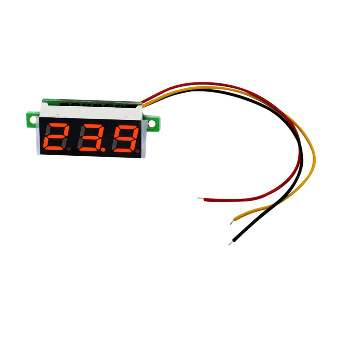 1 шт. 0,36 дюймов DC 0-100 В 3-проволока вольтметр Красный цифровой светодио дный Дисплей цифровой Панель метр детектор программного средства
