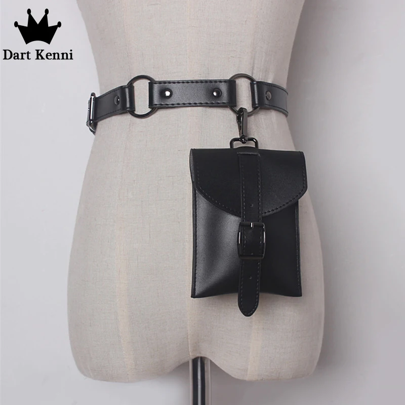 

Fashion Women Waist Bag High Quality Leather Waist Bags Fanny Pack Wallet Women Vintage Belt Bag Phone Pouch Purse For Travel