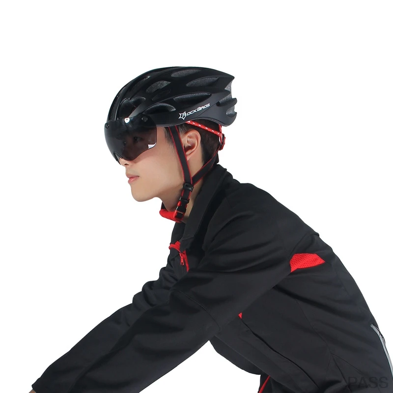 ROCKBROS шлем для мотоцикла мопеда с солнцезащитными очками ветрозащитный интегрированный литой сверхлегкий MTB езда Электрический скутер шлем
