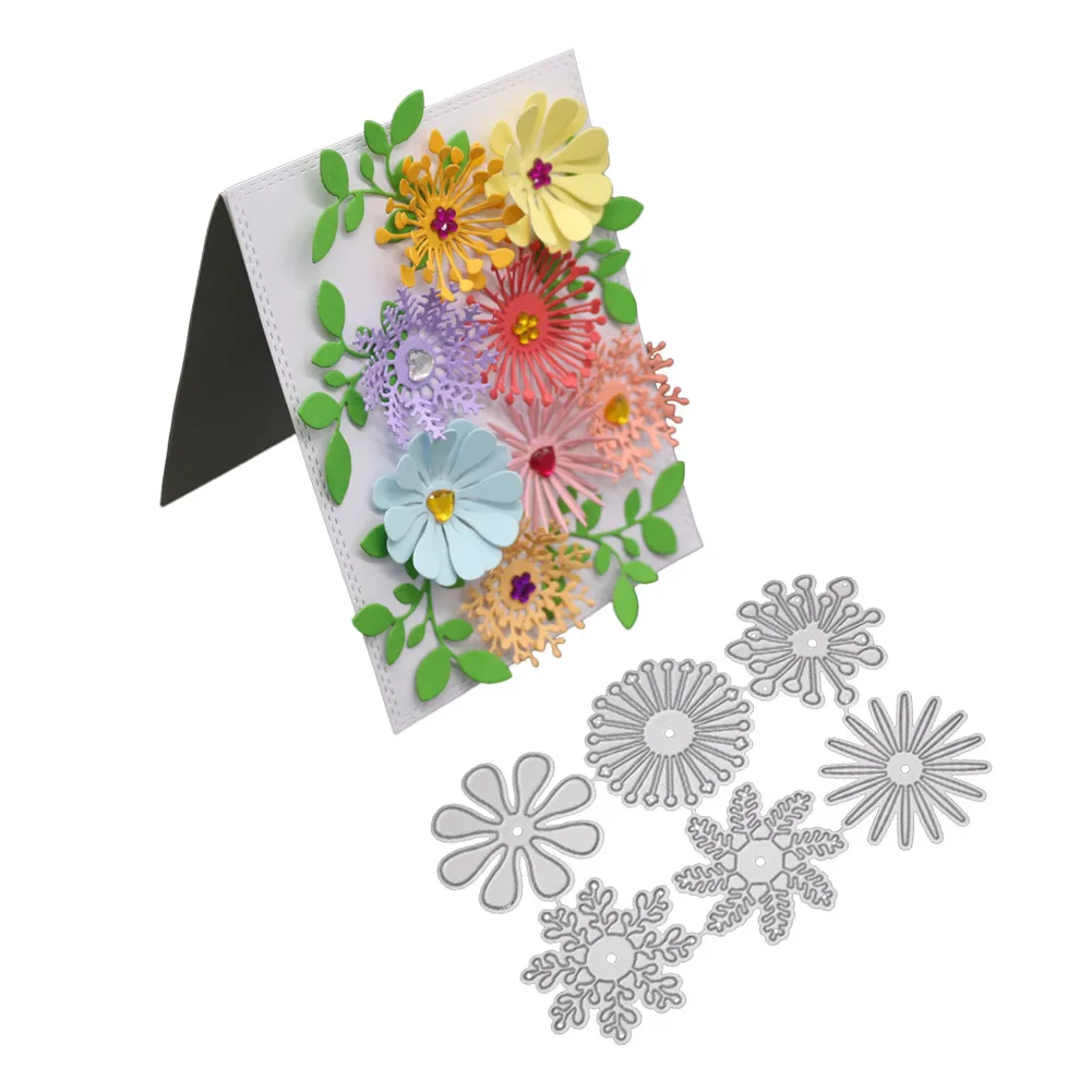 

flower dies scrapbooking metal cutting dies flowers for card making d90430