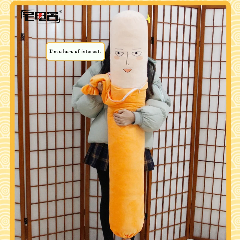 ZHAIDIANSHE аниме Колбаса Подушку Короткие Плюшевые подушки Saitama один удар Человек