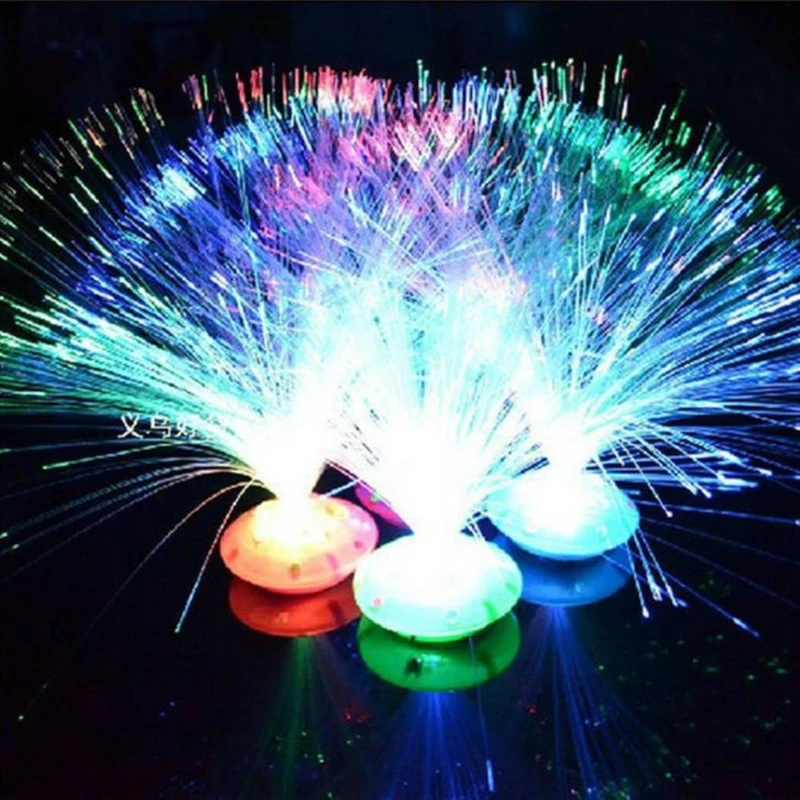 Fiber Optic Light Colorful LED Party Lamp Night Battery Home Decoration