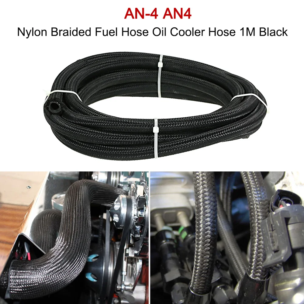 Buy AN 10 AN10 Nylon Braided Fuel Hose Oil Cooler Hose