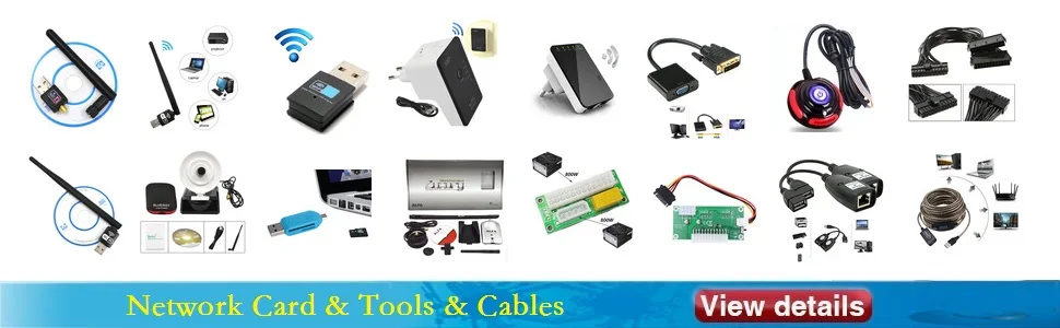 Network Card & Tools & Cables