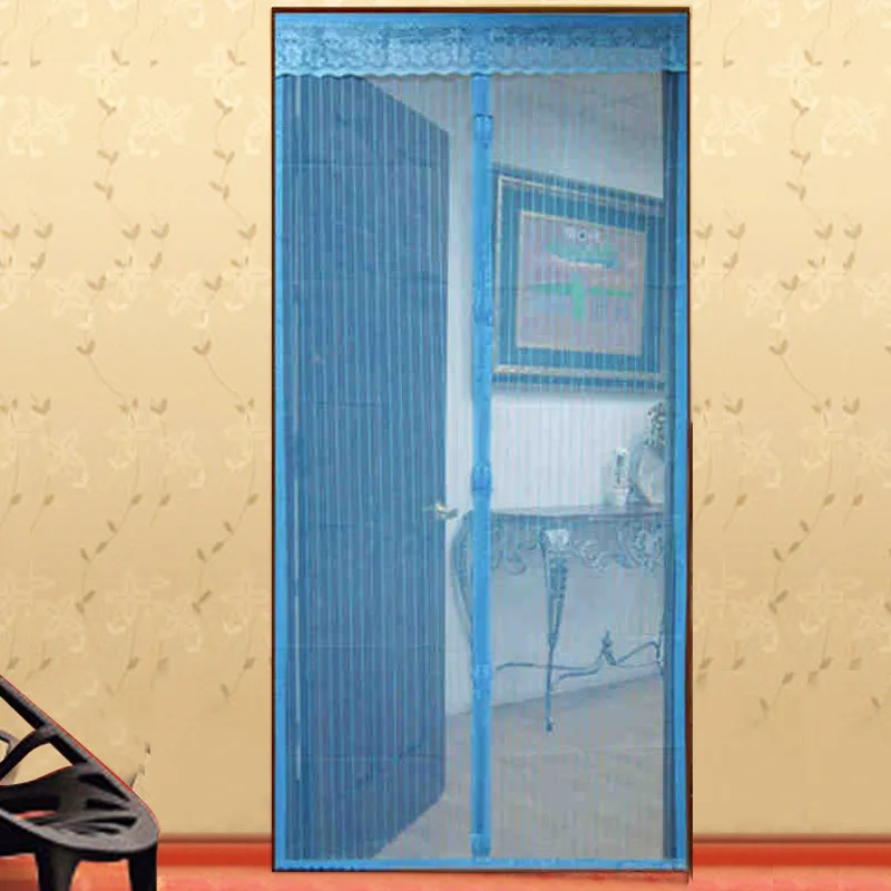 

1Pcs 90/100X210 cm Home Use Mosquito Net Curtain Magnets Door Mesh Insect Sandfly Netting with Magnets on The Door Mesh Screen