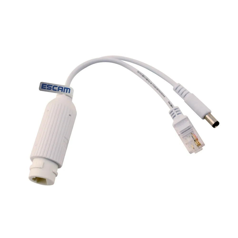 Разветвитель ESCAM POE power over ethernet 100 Мбит/с IEEE802.3af 12 В/1 А разветвитель poe для IP
