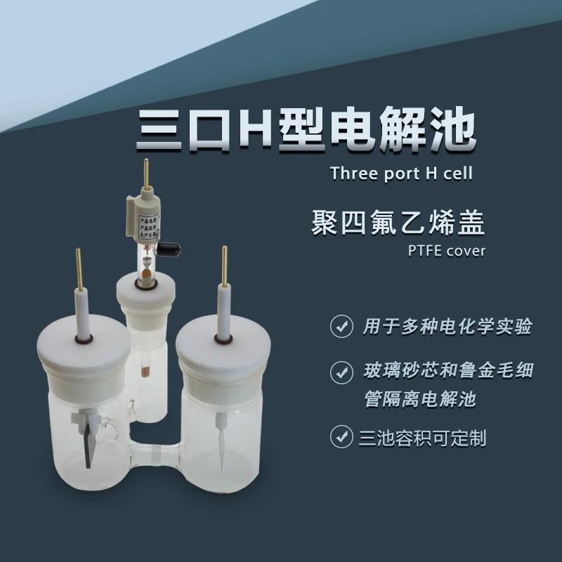 

CH2003 Three H-cell Glass Sand Core Lujin Capillary Isolation Cell