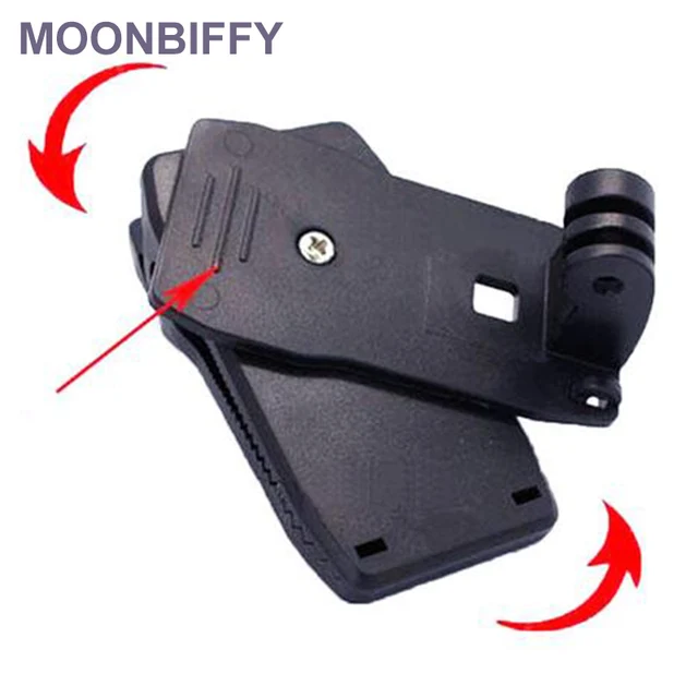 Hot 360 Degree Quick Release Rotary Backpack Hat Clip Fast Clamp Mount For GoPro Hero 2 3 3+ for Go pro Sports Action Cameras