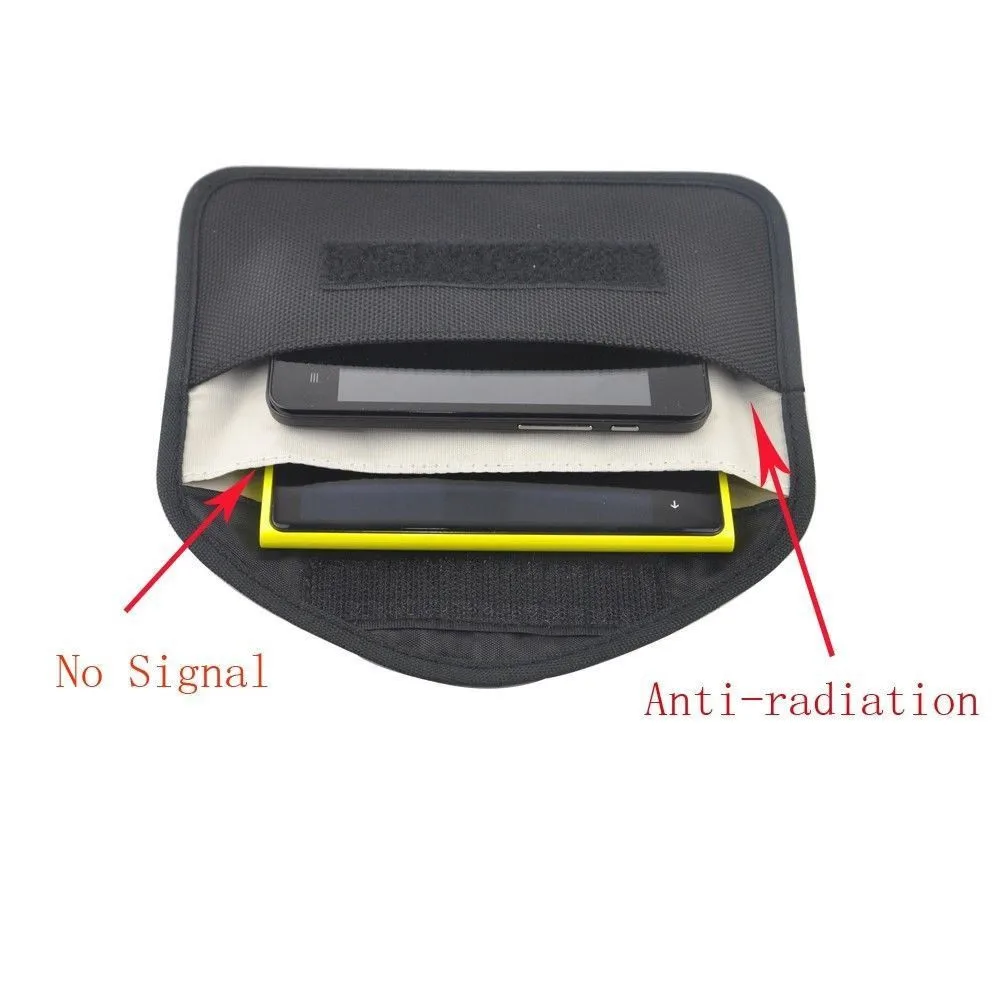 

RF Signal Blocker Anti-Radiation Anti-signal Shield Case Bag for Large-Size Cellphone Pouch Dirt-resistant Bags