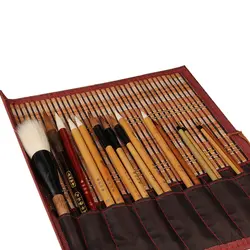 10 шт. китайский пейзаж живопись кисти набор ласки для волос Китайский ручка-кисть для каллиграфии шерстяное искусство написание живопись