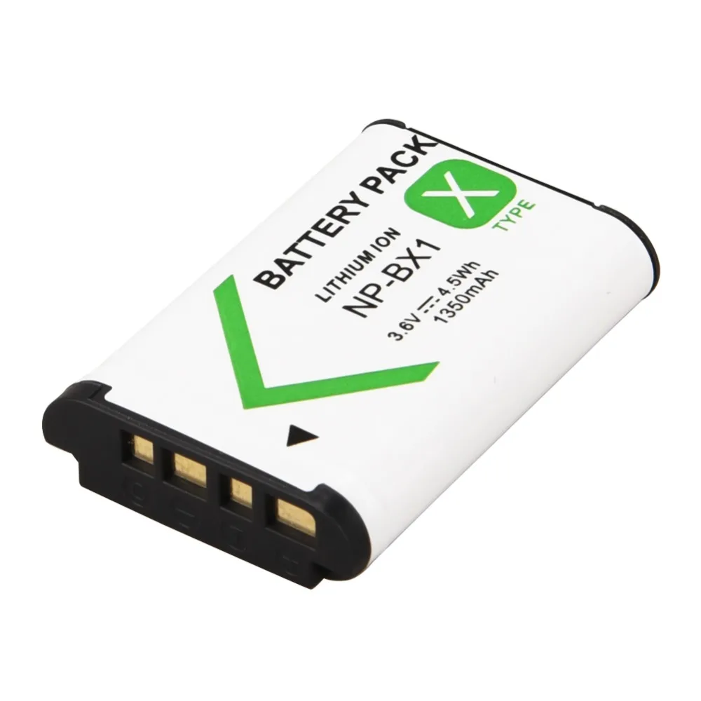 1pc 3.6V 1350mAh NP BX1 NP BX1 Camera Battery Pack for Sony DSC RX1 RX100 M3 M2 RX1R GWP88