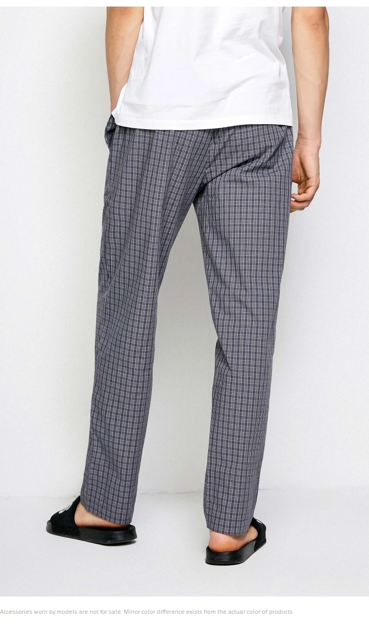 Men's Cozy Cotton Homewear Trousers Display Model 2 Back
