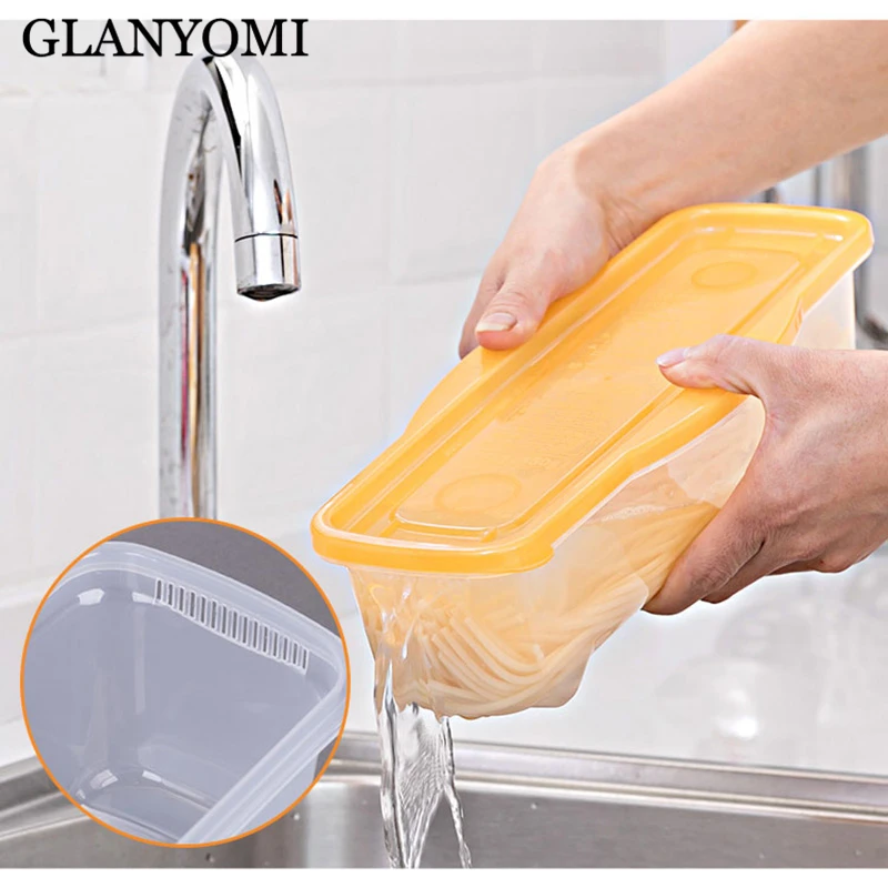 

Microwave Pasta Cooker Cooking Box Spaghetti Cooking Tool Noodle Cooking Box Pasta Strainer Filter Kitchen Accessories