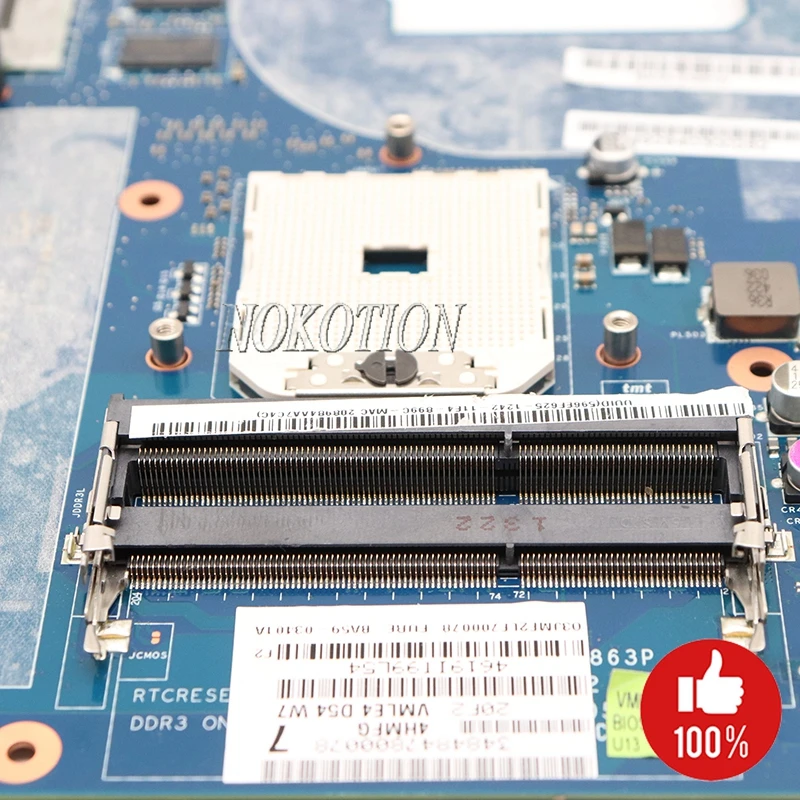 NOKOTION материнская плата для ноутбука samsung NP355 NP355C4C NP355V5C QMLE4 LA-8863P BA59-03567A HD7600 1 ГБ BA59-03568A BA59-03402A