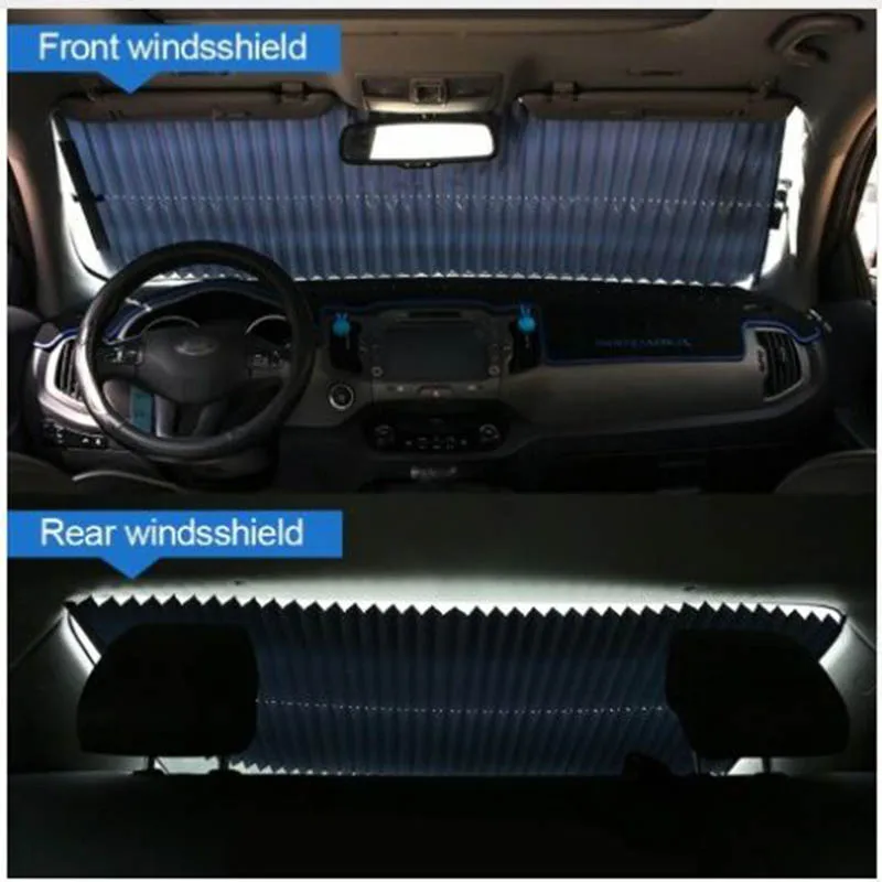 

Hot Retractable Foldable Car Window Shade Cover Sun Block Anti-UV Shield Curtain JLD