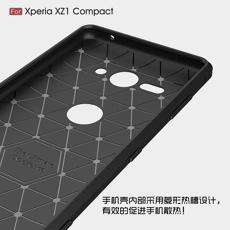 brushed silicone case sony xperia xz2 compact (4)