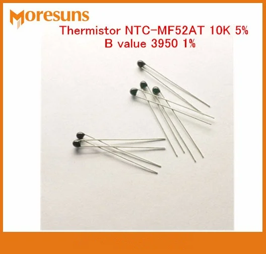 

Fast Free Ship 100pcs/lot Thermistor NTC-MF52AT 10K 5% B value 3950 1%
