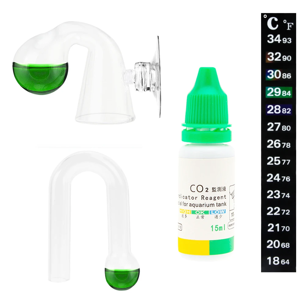 

Aquarium CO2 Indicator Solution FishTank Liquid Test Plants For Co2 Monitor drop checker PH Long Term Indicator Monitor Tester